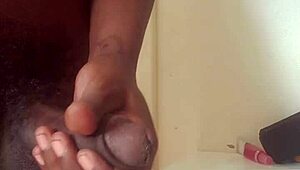 bbc masturbation with monster cock leads to big cum