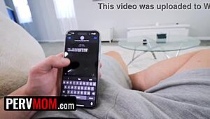 Stepmother Caught Off Guard in Bed as Stepson Rubs Her Boobs Hard