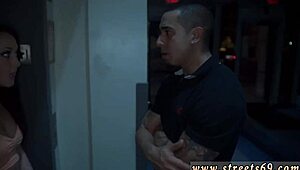 Teen bound in outdoor bondage, dominated by cash machine for hardcore sex 😈