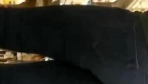 Hidden candid shots of teen's ass