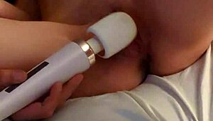 richelle rose masturbates with huge wand and cums multiple times in 4k close up