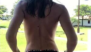 Sexy russian model with big ass and natural tits