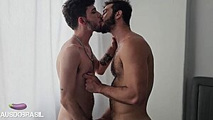 big cocks teasing twinks with cum in mouth action