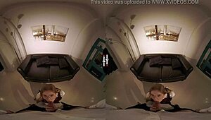 dark room vr, i rip off redhead's panties for hardcore cowgirl riding 🔥