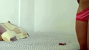 Spy Cam Catches Italian Stepsister Miranda in Loud Moaning