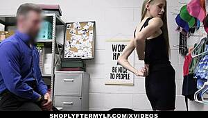 model milf kyaa chimera thought she cud cheat security on black friday, oops!