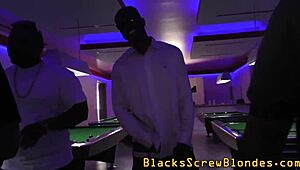 Want to join this interracial gangbang?