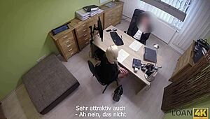 Cheeky Blonde Fucks for Loan to Buy Mercedes