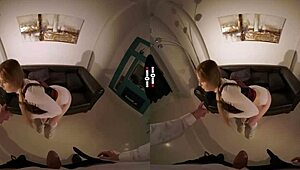 dark room vr, i rip off redhead's panties for hardcore cowgirl riding 🔥