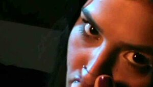 Brunette Latina slave licks every toe, exploring fetish desires with her tongue