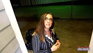 big titted celeste says, 'watch me rub my pussy and deepthroat this cock'