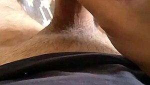 Indian solo masturbation ends in slowmo cumshot