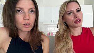 risky casting interview with blonde