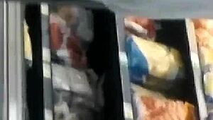 Hidden candid shots of teen's ass