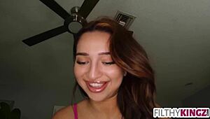 horny gf cant wait for raw sex