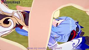 Ganyu creampiada en Genshin Impact 😍