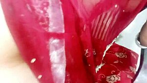 Sword in dhoti to anal fuck muslim sister-in-law's big ass bhabhi on chair