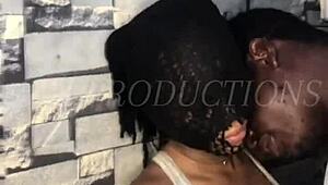 Ghetto girl Lill Shorty GH gets fucked quickly in missionary, left with dripping pussy.