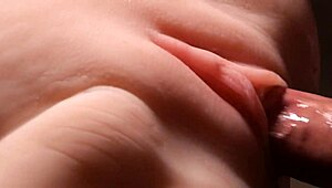 Fuck Her Smooth Wet Pussy with Double Penetration and Anal Toys Close-Up