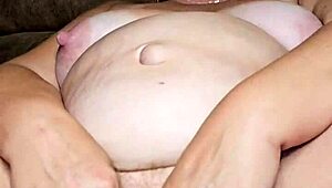 thick preggo milf gushes hard from her big juicy pussy. watch her squirt everywhere tonight