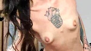 tall skinny girl rides to squirting orgasm in pov