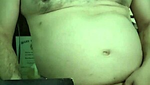 Ezsosa Update 34: Curvy Exhibitionist Flashes Fat Cock in Bedroom