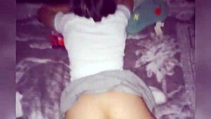 Fresh Latina Student Shows Tender Petite Curves