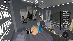 Engaging in sexual activities within the Roblox platform.