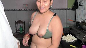 I Cook Sex In The Kitchen While Chopping Vegetables With A Monster Cock