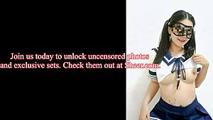 pyöreä thai-tyttö, imet miestääsi kunnes sotkuinen sperma räjähtää