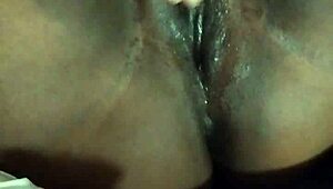 Wife indulges in cheating masturbation under starlight