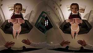 dark room vr, i rip off redhead's panties for hardcore cowgirl riding 🔥