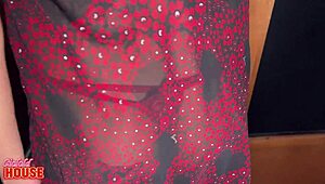 this young brunette loves banging her cuckold boyfriend and another stud