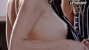 Sabrisse, Zazie, and Tiffany dive into a steamy lesbian breakfast. It’s pure European heat!
