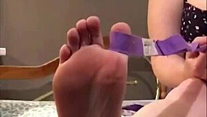 Watch This BBW Babe's Barefoot Nude Workout Exercises!