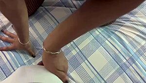 Neighbor's wife ass fucked wide open with milk