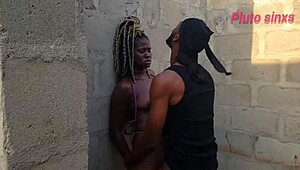 submissive black slave endures intense bondage sex under male domination - damn!