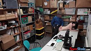 Pale Teen Punished by Officer!