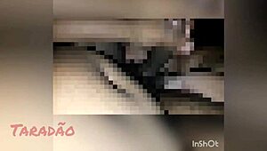 Old whore in lingerie gets milk in her ass