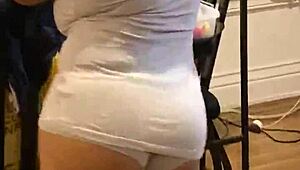 anna maria asks, 'what do i love doing?' as she pleasures herself