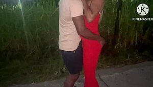 wife has amateur sex with black guy on the street