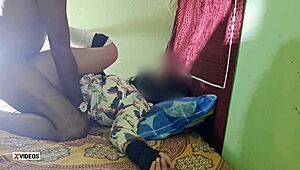 This naughty Indian wife craved my big cock in her tight pussy