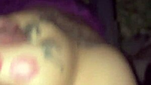 Lightskin Ebony Cheating Slut Step-Sister With A Nice Ass Sucking My Cock And Getting Creampied Outside Before Her Boyfriend Picks Her Up For Their Date