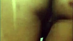 Busty milf gives blowjob and strips in interracial gay scene