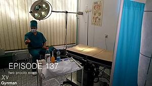 Medical fetish exam turns wild at the hospital. The patient didn’t expect this kind of checkup!