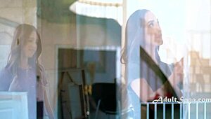 Wow! Milf Bangs Neighbor Girl Chloe Amour Myra Moans!