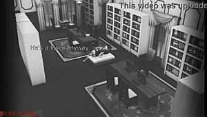 Wife Cheats, Fucks Stranger on Library Security Cam