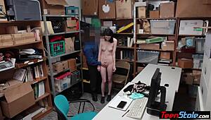 Pale Teen Punished by Officer!