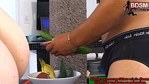 Wow, German Mature Dominant Housewife Gets Anal From Slave!