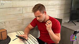 Cheating stepmom fucks stepson to keep his mouth shut 😈